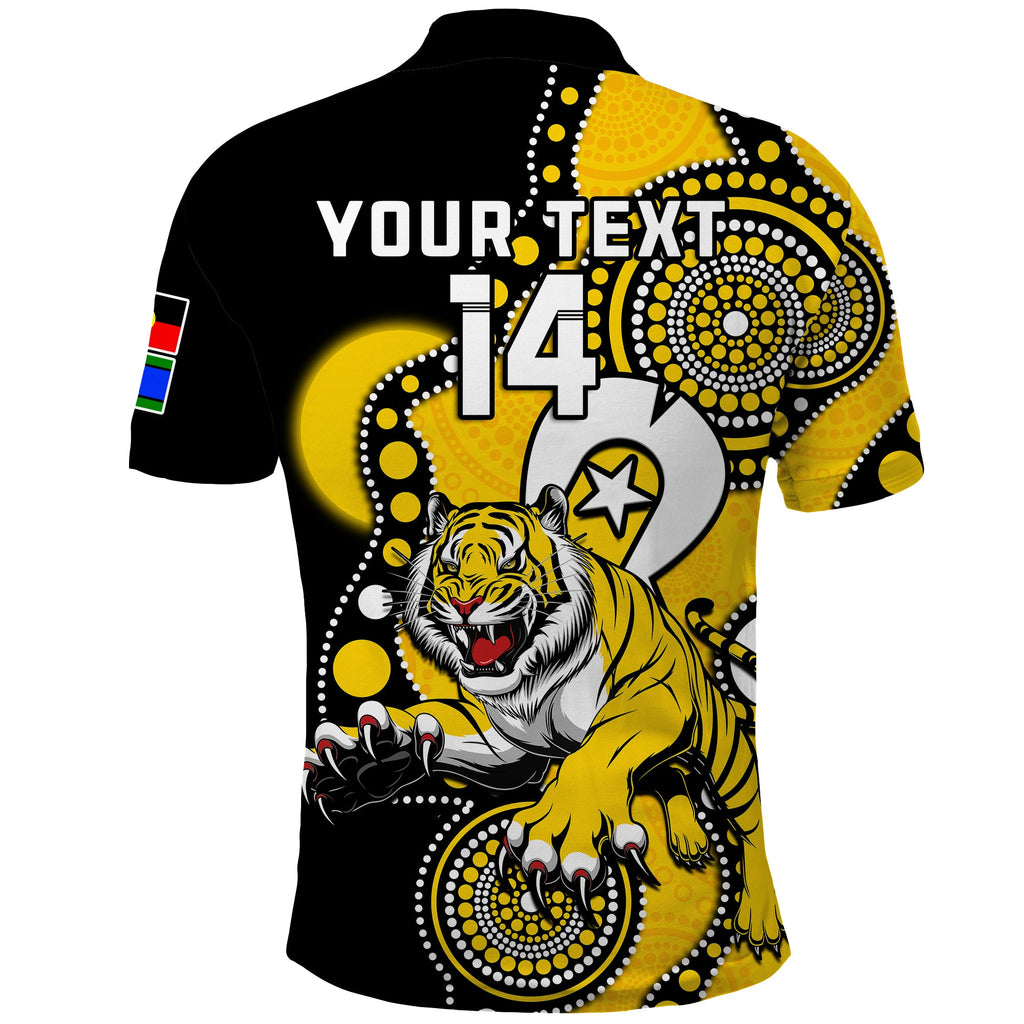custom-text-and-number-richmond-football-naidoc-2023-polo-shirt-tigers-for-our-elders-indigenous-art