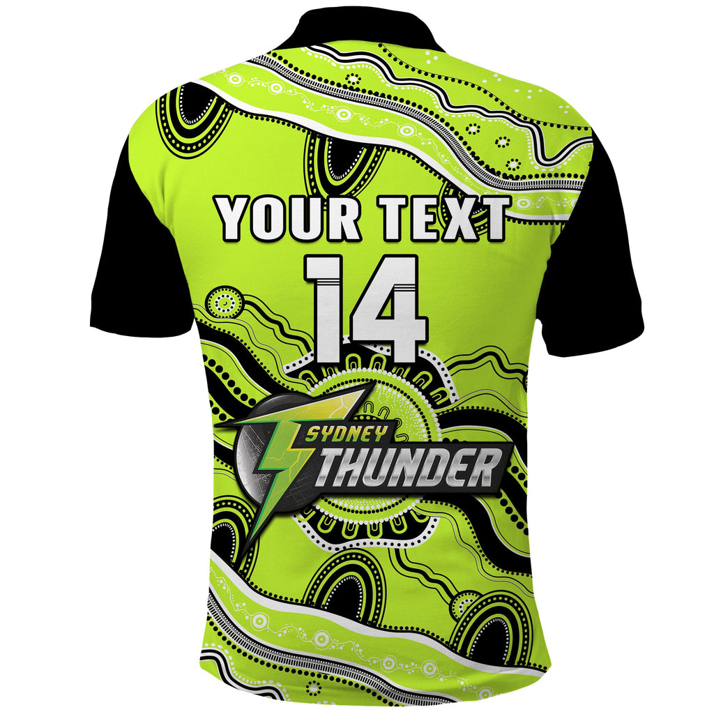 custom-text-and-number-thunder-cricket-polo-shirt-sydney-aboriginal-painting