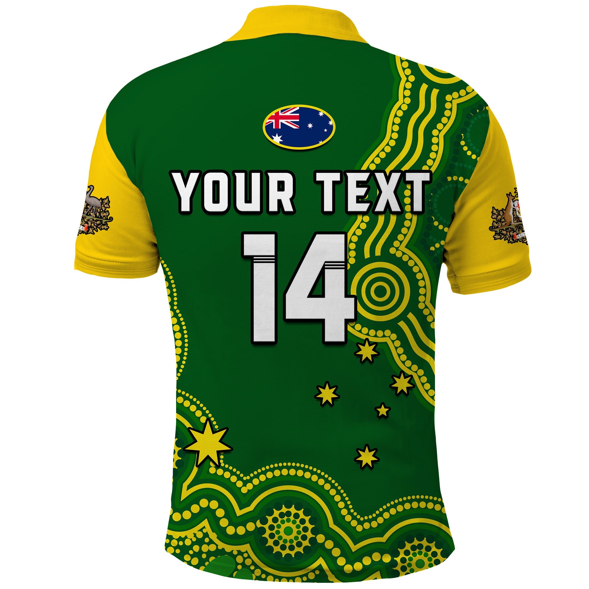 custom-text-and-number-australia-rugby-polo-shirt-jillaroos-champions-indigenous-green-style
