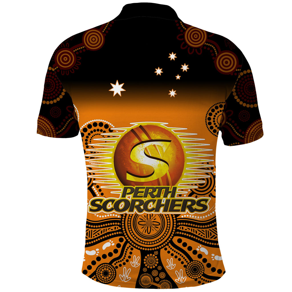 perth-scorchers-polo-shirt-gradient-aboriginal-dot-painting