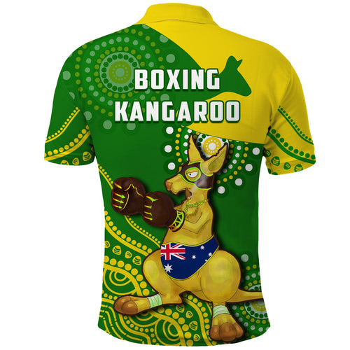 australia-polo-shirt-boxing-kangaroo-indigenous-national-color-art