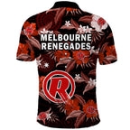 melbourne-renegades-cricket-polo-shirt-aboriginal-art-mix-tropical-flowers