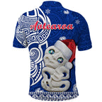 new-zealand-christmas-polo-shirt-hei-tiki-blue-pohutukawa-meri-kirihimete