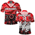 custom-text-and-number-dragons-rugby-polo-shirt-indigenous-pattern-artsy-version