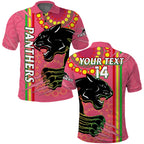 custom-text-and-number-panthers-rugby-polo-shirt-the-mountain-men-aboriginal-art-dynamic-pink-version