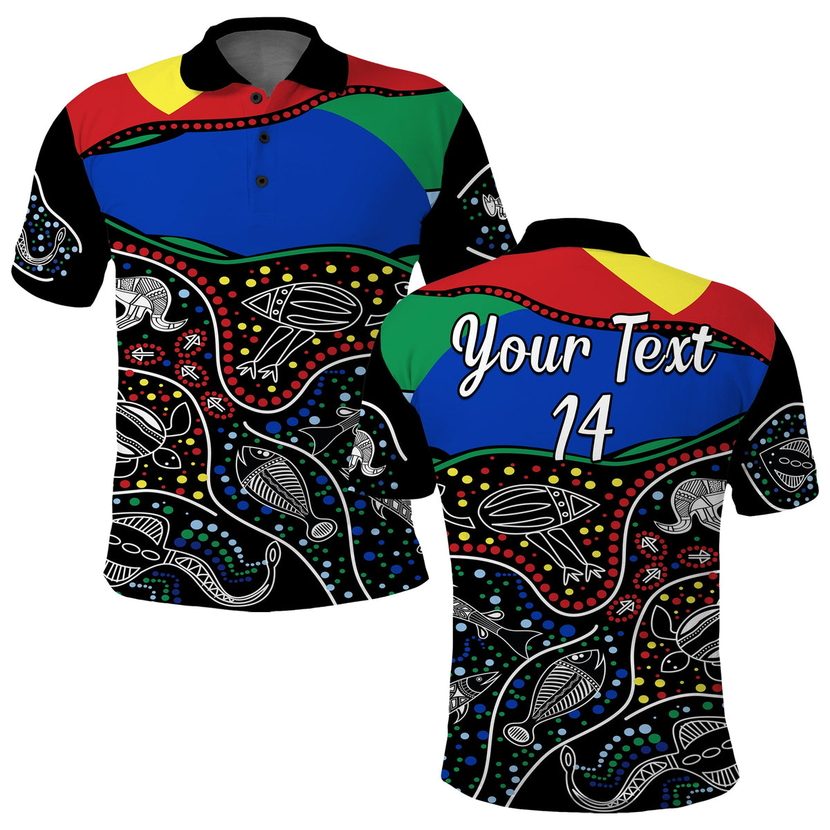 custom-text-and-number-naidoc-week-polo-shirt-national-aborigines-and-torres-strait-islander-animals-aboriginal-art