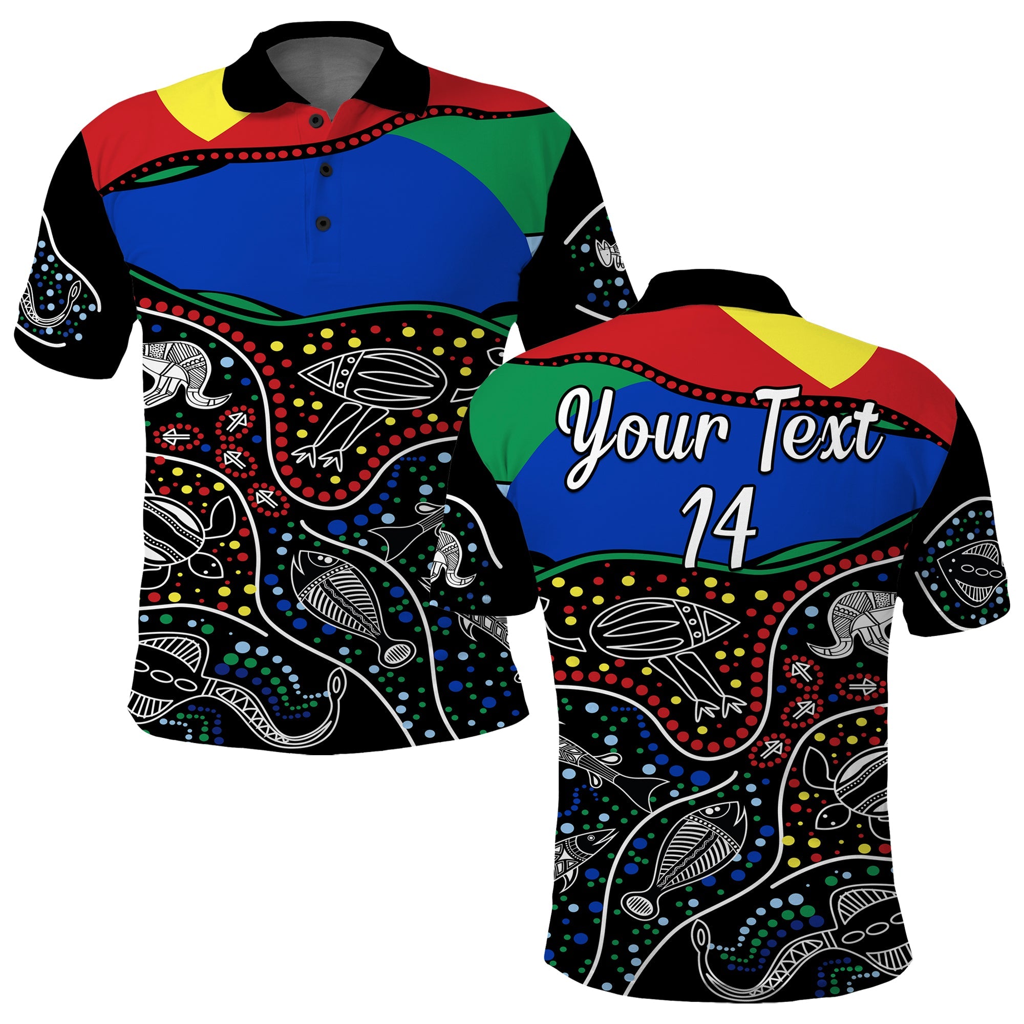 custom-text-and-number-naidoc-week-polo-shirt-national-aborigines-and-torres-strait-islander-animals-aboriginal-art