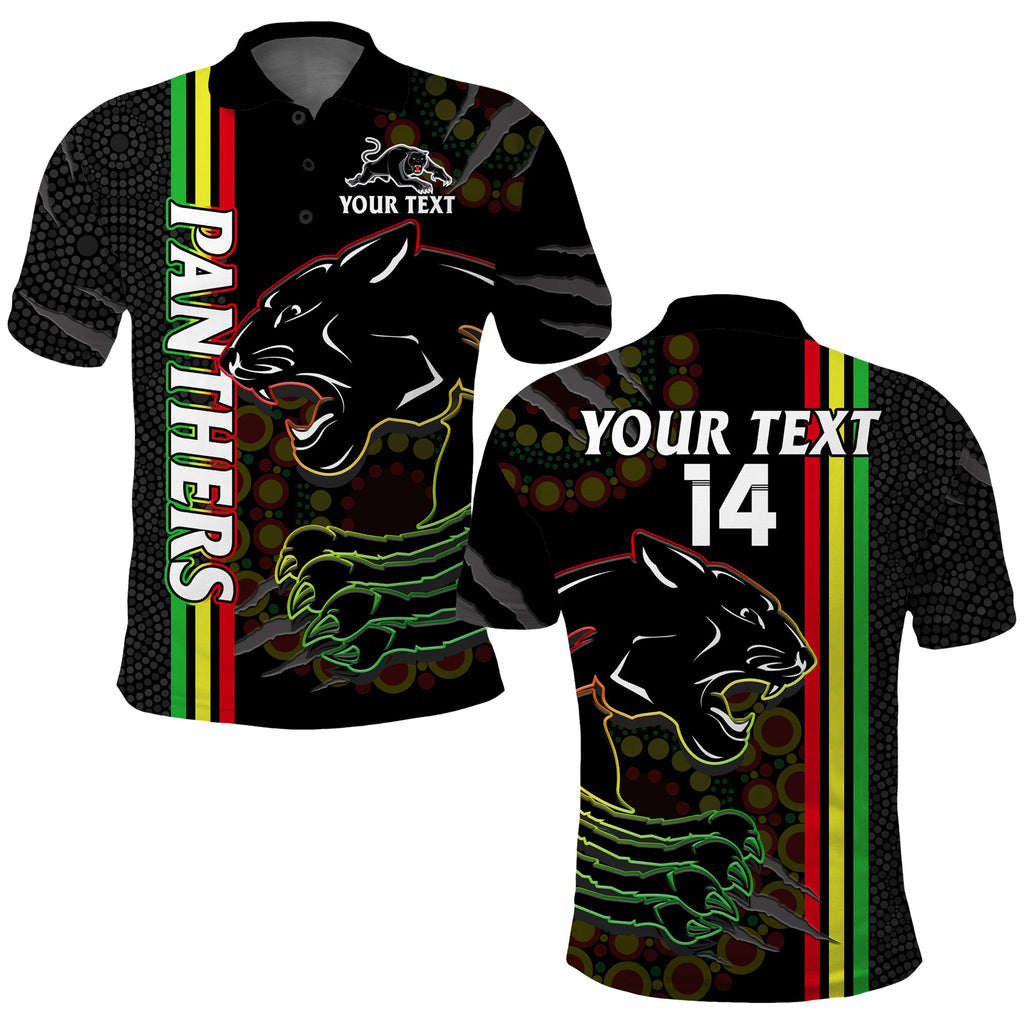 custom-text-and-number-penrith-panthers-rugby-polo-shirt-the-mountain-men-aboriginal-art-dynamic