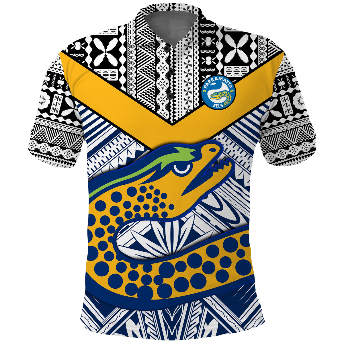 eels-rugby-polo-shirt-polynesian-tapa-pattern-premiers