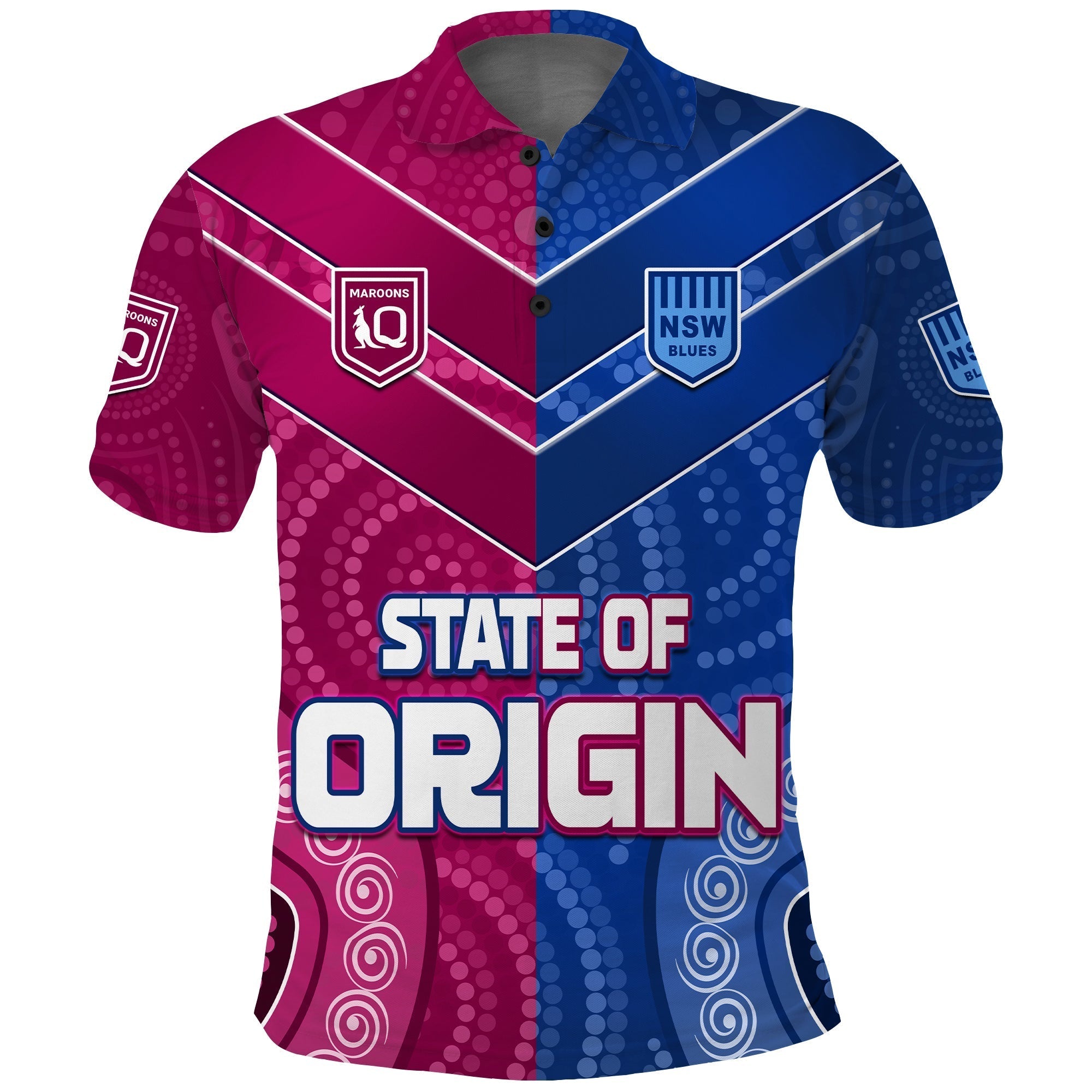 blues-and-maroons-rugby-polo-shirt-origin-nsw-combine-queensland-aboriginal-australian-lt13