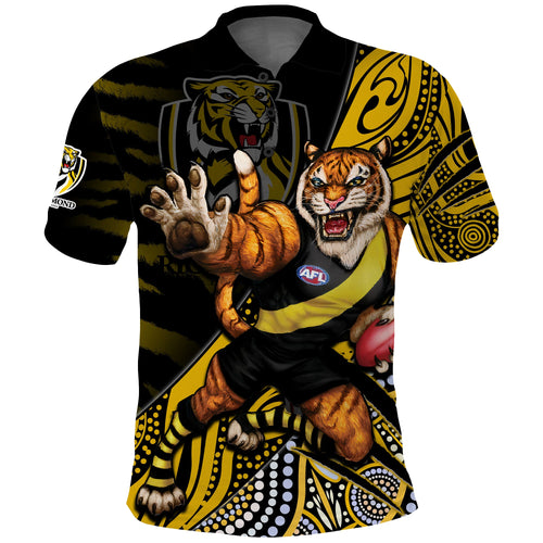 richmond-football-polo-shirt-aboriginal-go-the-tigers-mascot