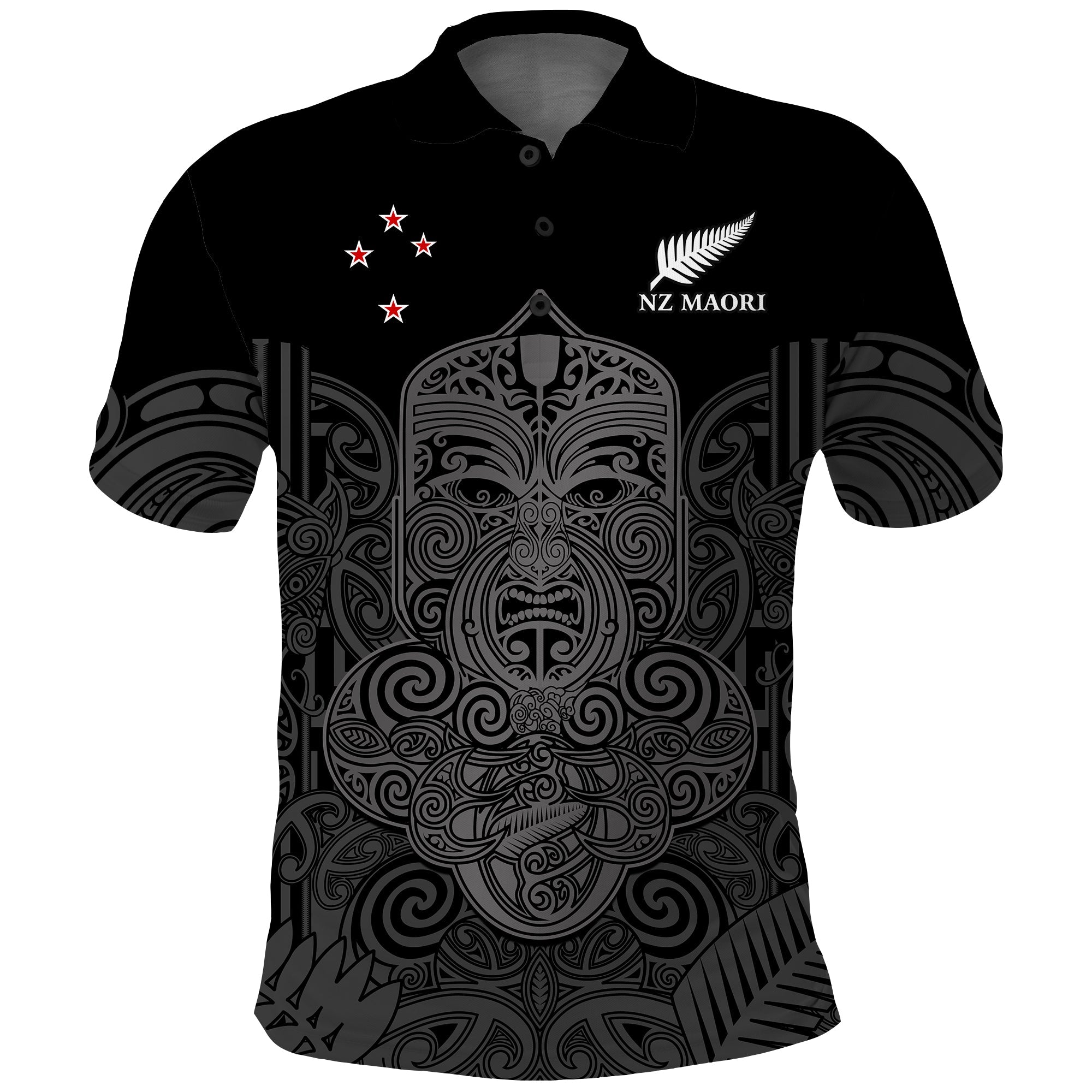 custom-text-and-number-new-zealand-tiki-rugby-polo-shirt-nz-maori-koru-pattern-ver01