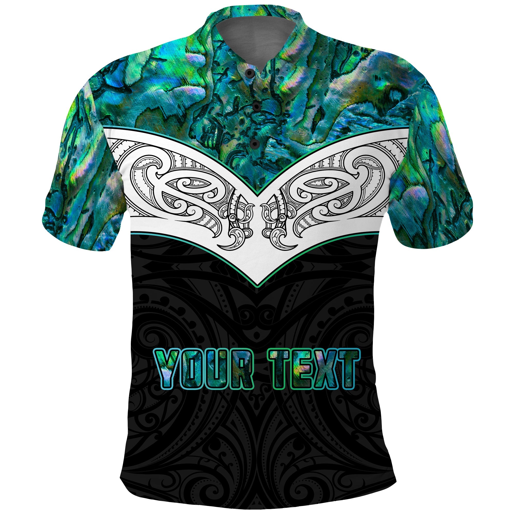 custom-personalised-new-zealand-manaia-maori-polo-shirt-aotearoa-paua-shell