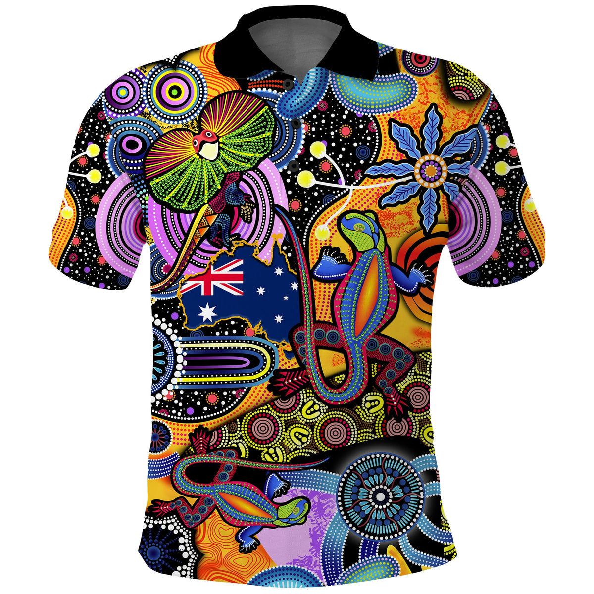 custom-personalised-australia-polo-shirt-indigenous-animal-artsy