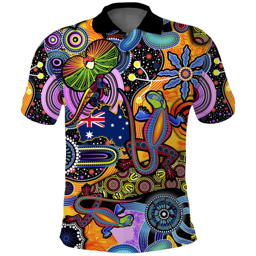 custom-personalised-australia-polo-shirt-indigenous-animal-artsy