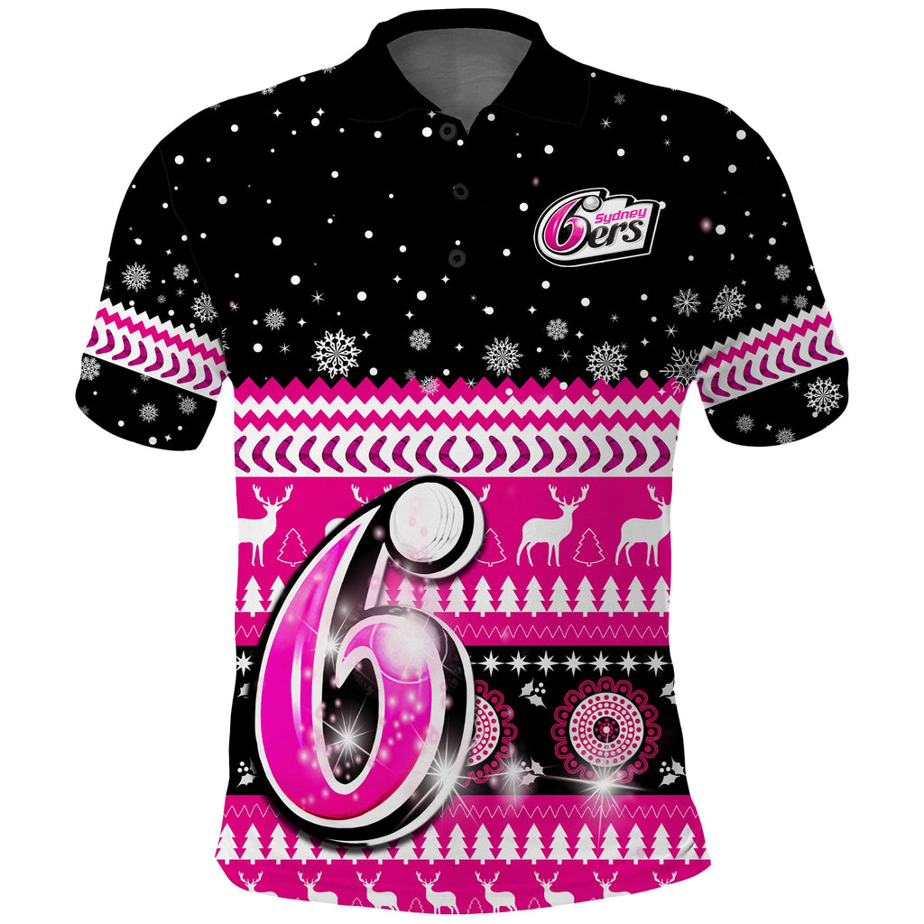 custom-text-and-number-sydney-sixers-cricket-polo-shirt-christmas-aboriginal