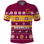 custom-personalised-broncos-christmas-polo-shirt-brisbane-aboriginal-art-merry-xmas