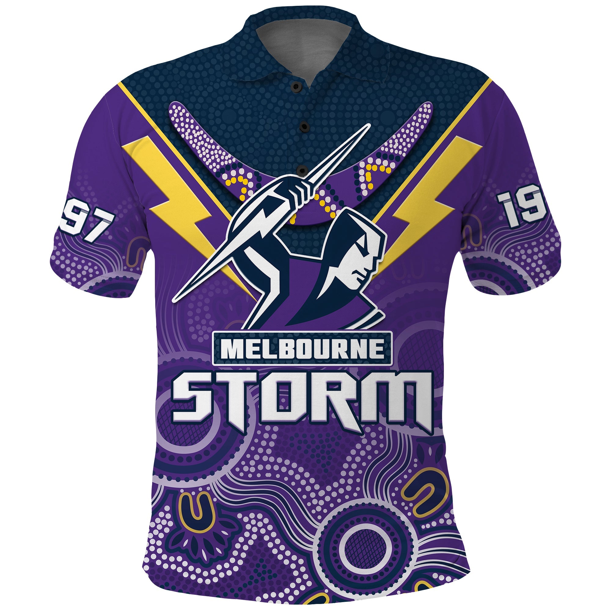 melbourne-storm-rugby-polo-shirt-indigenous-boomerang-gradient-style
