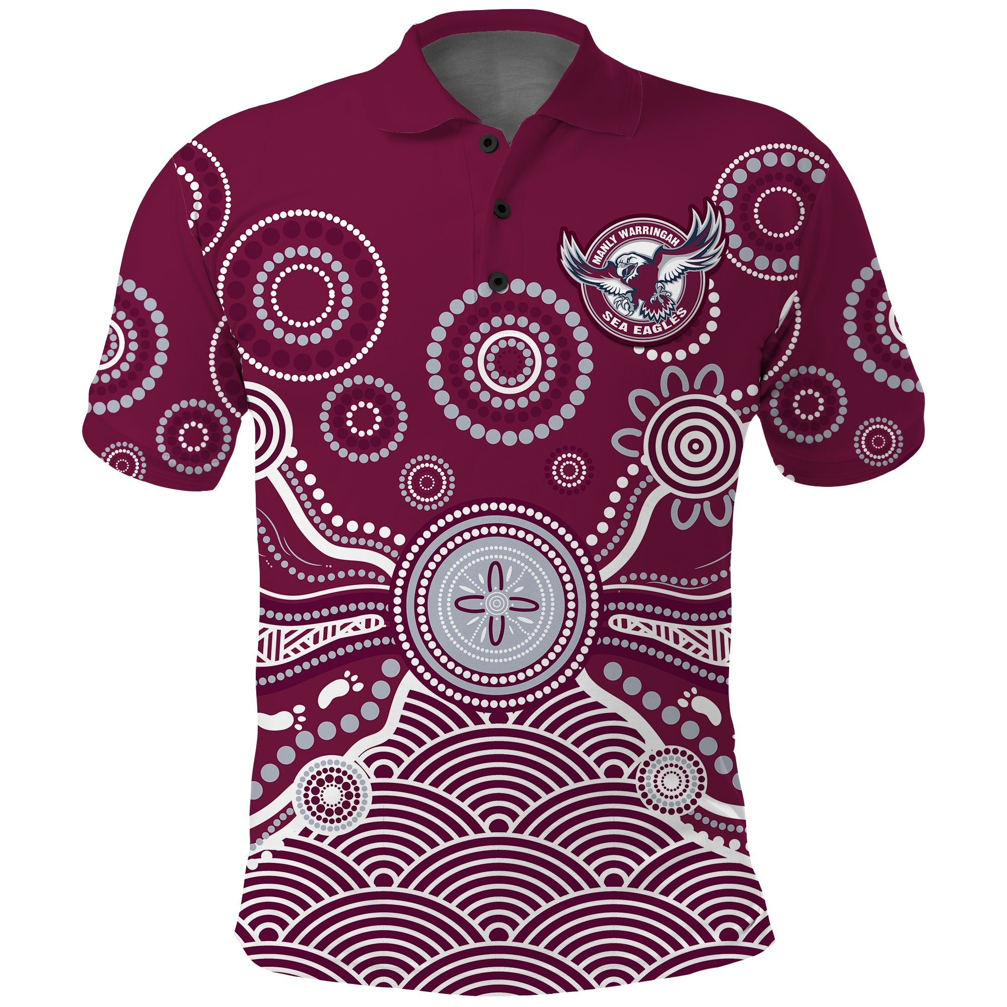 sea-eagles-polo-shirt-manly-warringah-1946-indigenous-painting