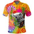 australia-koala-aboriginal-polo-shirt-rainbow-tie-dye-merry-christmas