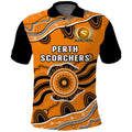 custom-text-and-number-perth-scorchers-cricket-polo-shirt-aboriginal-painting