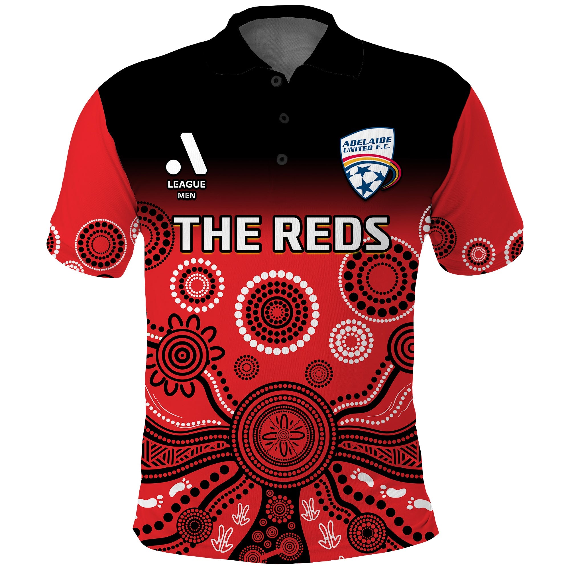 adelaide-united-football-polo-shirt-indigenous-art