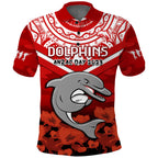 custom-text-and-number-dolphins-rugby-anzac-2023-polo-shirt-dots-poppy-mix-camouflage-lest-we-forget