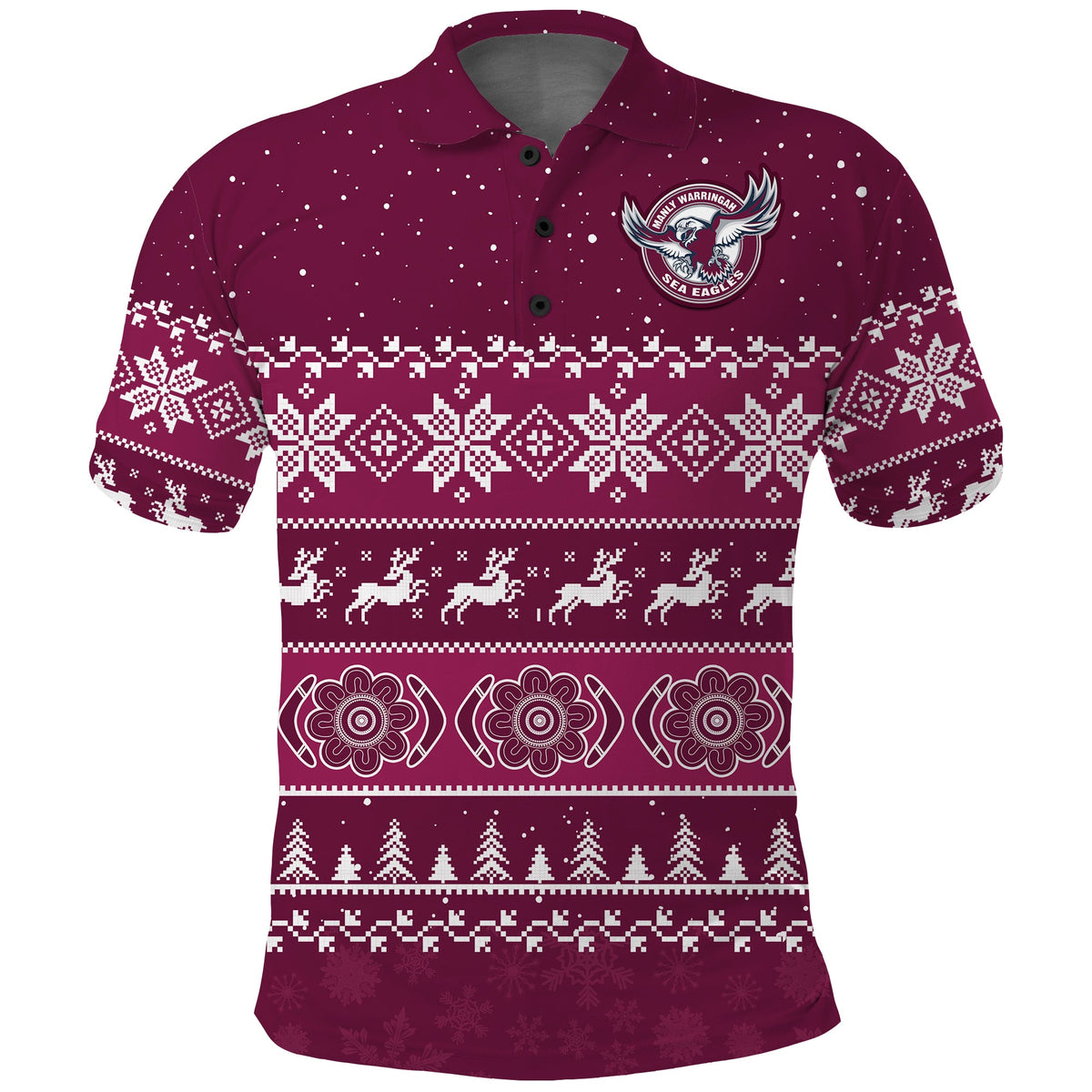sea-eagles-rugby-polo-shirt-indigenous-silvertails-merry-christmas