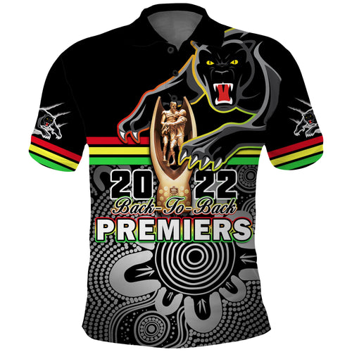 custom-personalised-panthers-rugby-polo-shirt-pennies-premiers-2022-back-to-back-indigenous-original