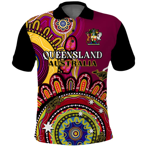 custom-personalised-queensland-state-polo-shirt-qld-australian-indigenous-art