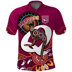 maroons-rugby-polo-shirt-queensland-kangaroo-aboriginal-dot-paintings