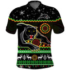 panthers-christmas-polo-shirt-aboriginal-pattern-penrith-black-version