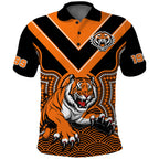 custom-text-and-number-wests-tigers-rugby-polo-shirt-indigenous-black-artsy