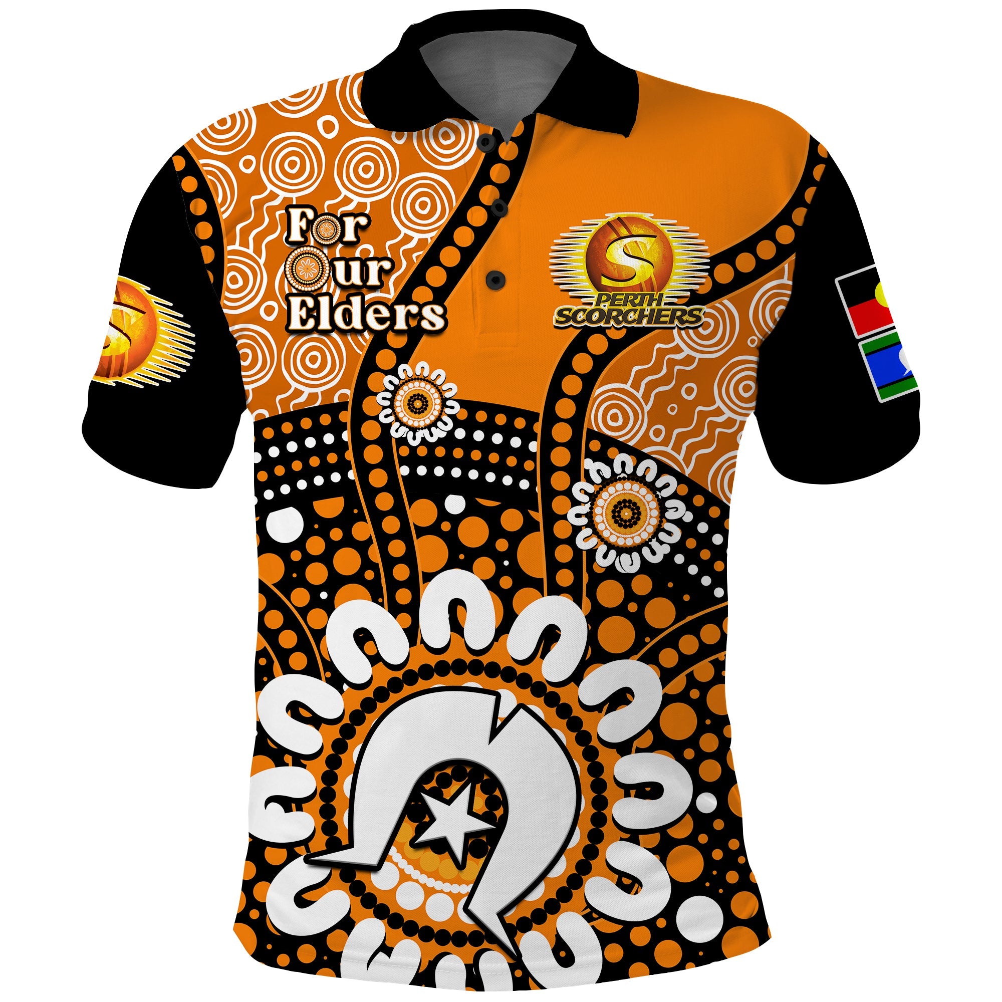 custom-text-and-number-perth-scorchers-naidoc-2023-polo-shirt-indigenous-for-our-elders