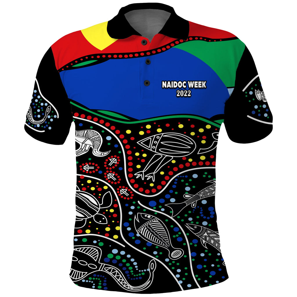 custom-personalised-naidoc-week-2022-polo-shirt-national-aborigines-and-torres-strait-islander-animals-aboriginal