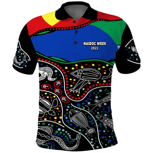 custom-personalised-naidoc-week-2022-polo-shirt-national-aborigines-and-torres-strait-islander-animals-aboriginal