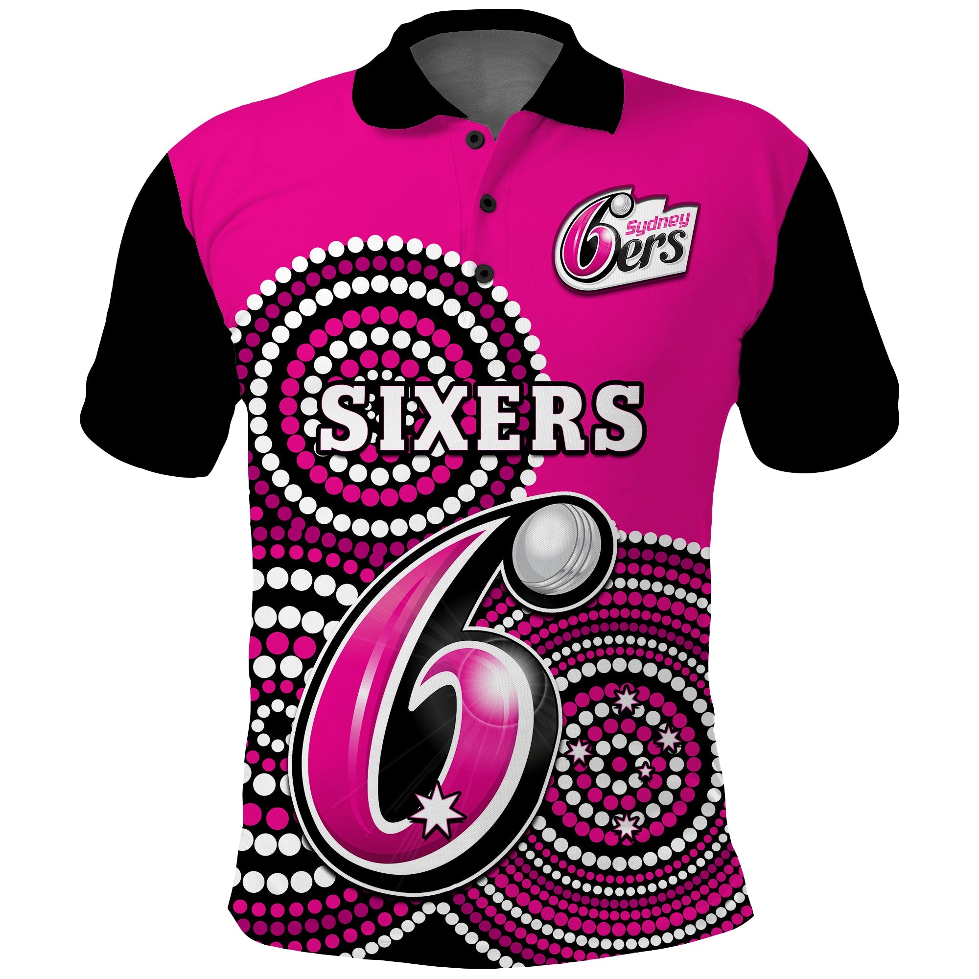 custom-text-and-number-sydney-sixers-cricket-polo-shirt-champions-bbl12-proud-indigenous-art