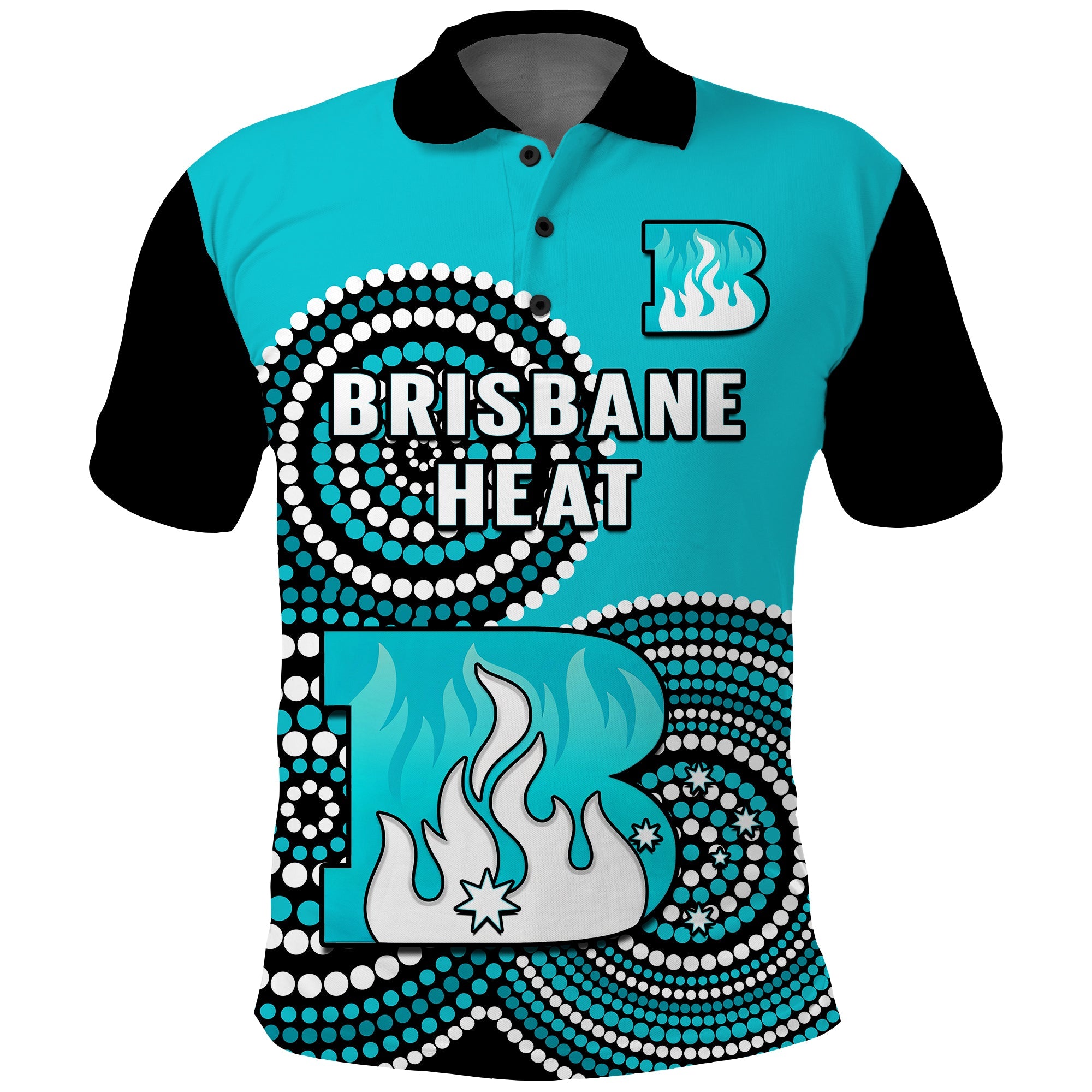 custom-text-and-number-brisbane-heat-cricket-polo-shirt-champions-bbl12-proud-indigenous-art