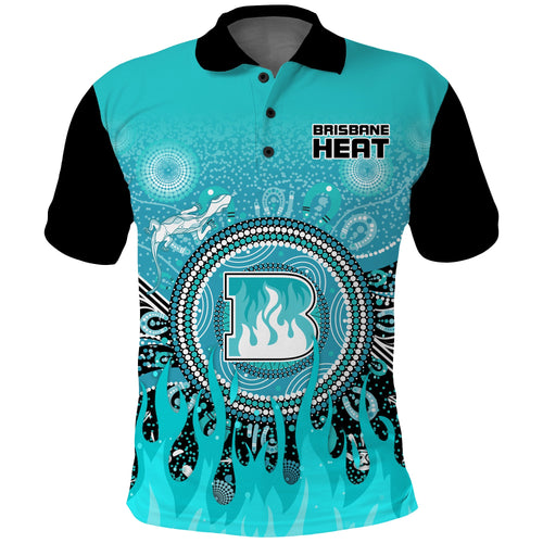 custom-text-and-number-brisbane-heat-polo-shirt-aboriginal-dot-fire-australia-cricket
