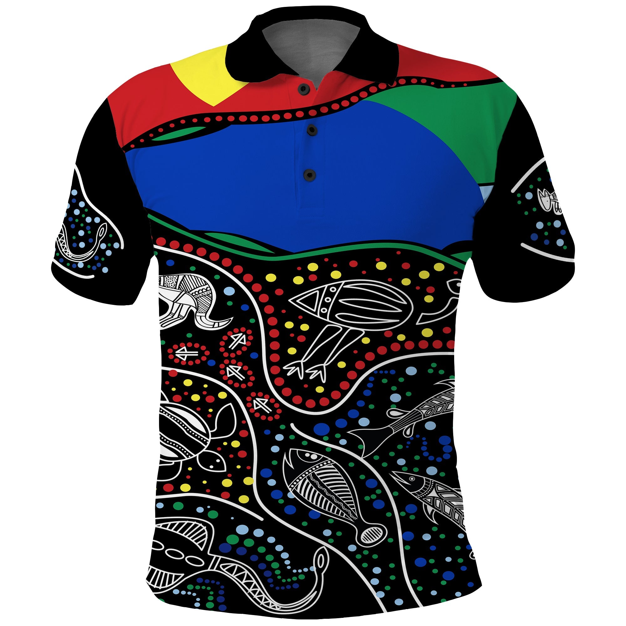 custom-text-and-number-naidoc-week-polo-shirt-national-aborigines-and-torres-strait-islander-animals-aboriginal-art