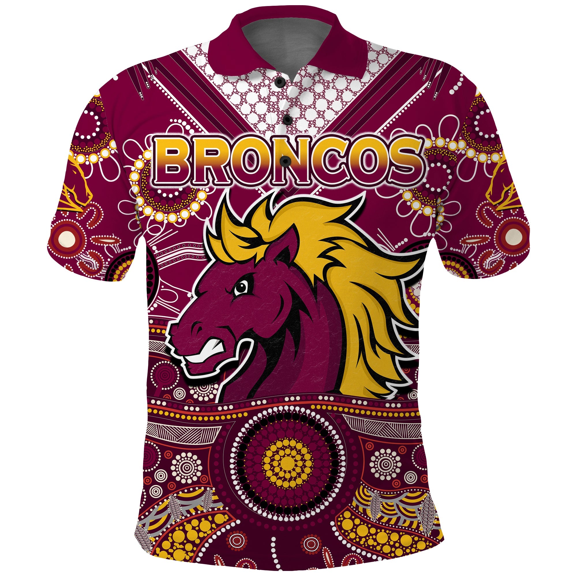 broncos-rugby-polo-shirt-indigenous-pattern-artsy-ver02