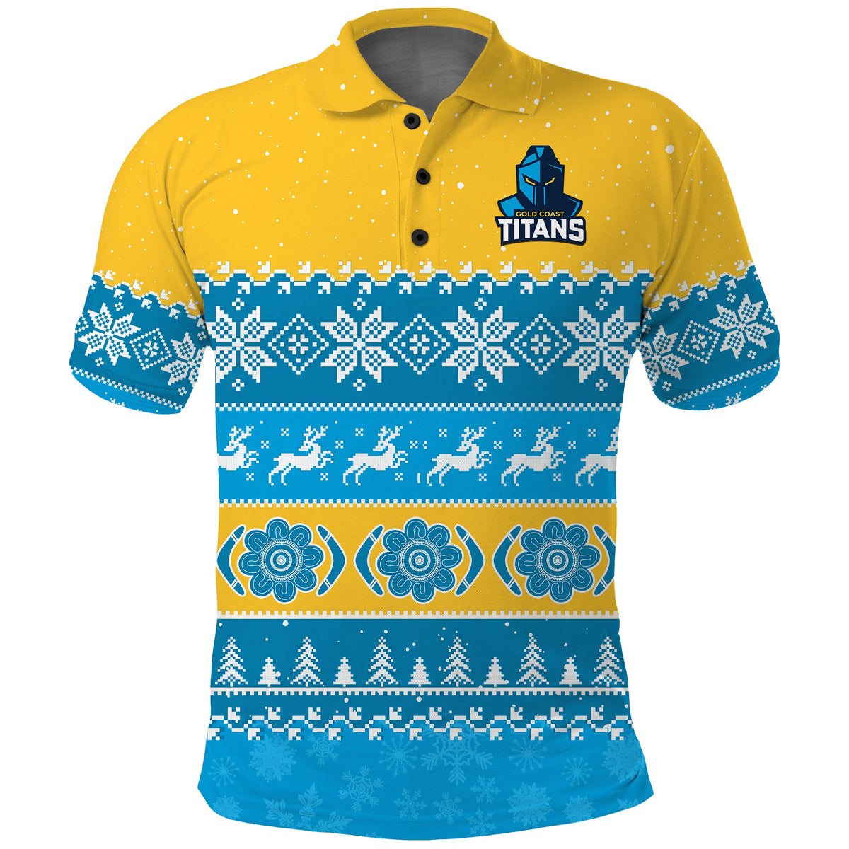 custom-personalised-titans-rugby-polo-shirt-indigenous-merry-christmas