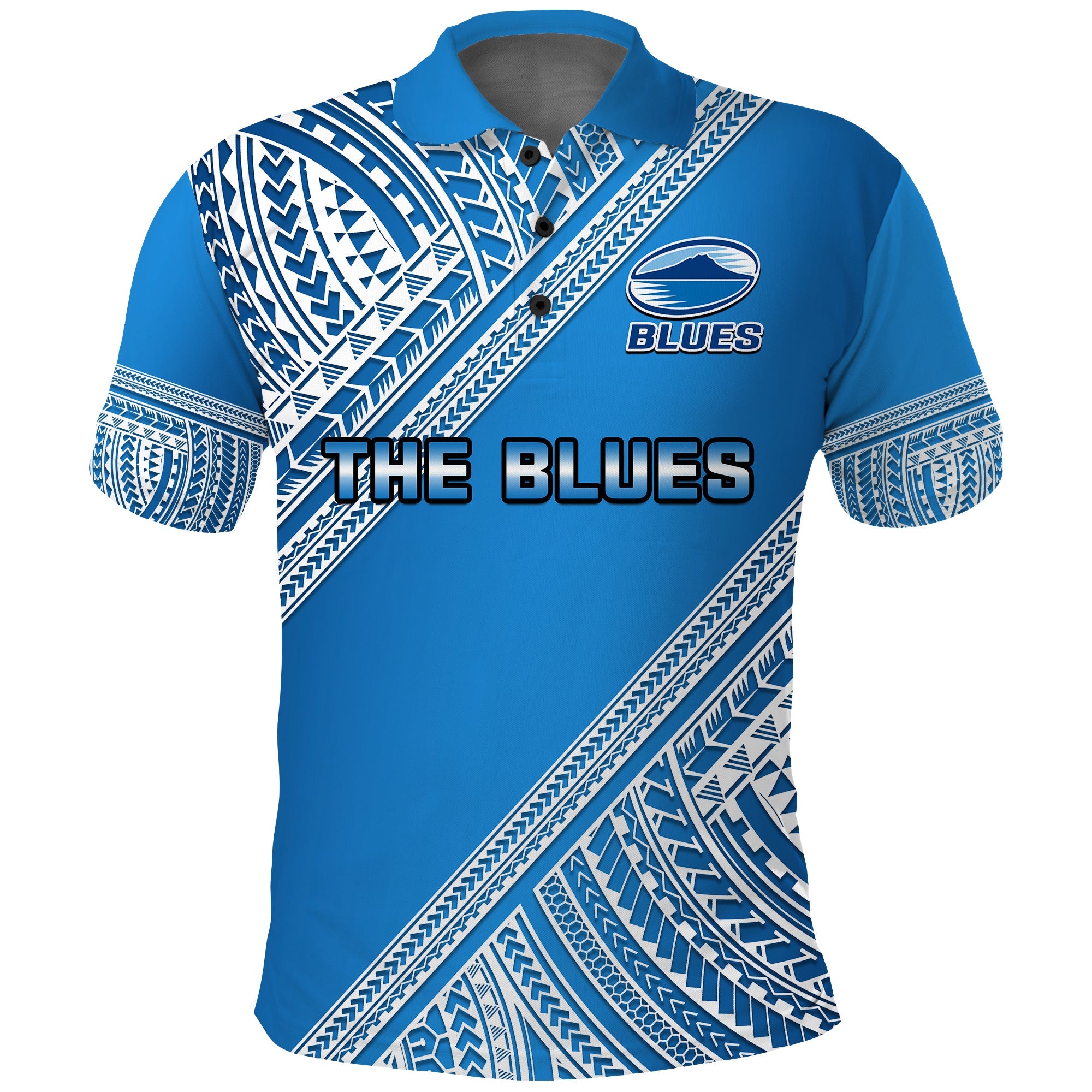 custom-text-and-number-blues-rugby-polo-shirt-aotearoa-super-auckland-polynesian-pattern