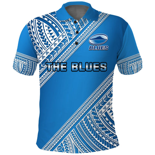 custom-text-and-number-blues-rugby-polo-shirt-aotearoa-super-auckland-polynesian-pattern