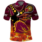 custom-text-and-number-brisbane-broncos-rugby-anzac-2023-polo-shirt-aboriginal-mix-poppy-lest-we-forget
