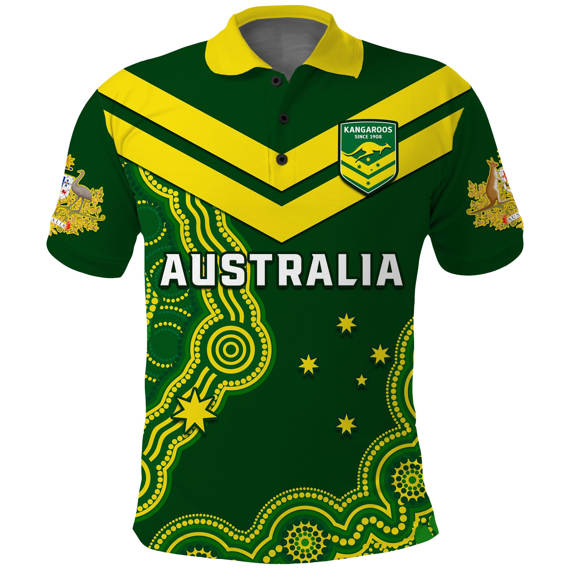 custom-text-and-number-australia-rugby-polo-shirt-the-kangaroos-champions-pacific-indigenous