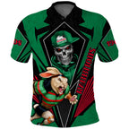 custom-personalised-rabbitohs-rugby-polo-shirt-mascot-south-sydney-since-1908-cool-skull