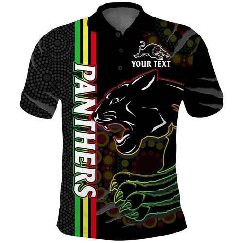 custom-text-and-number-penrith-panthers-rugby-polo-shirt-the-mountain-men-aboriginal-art-dynamic