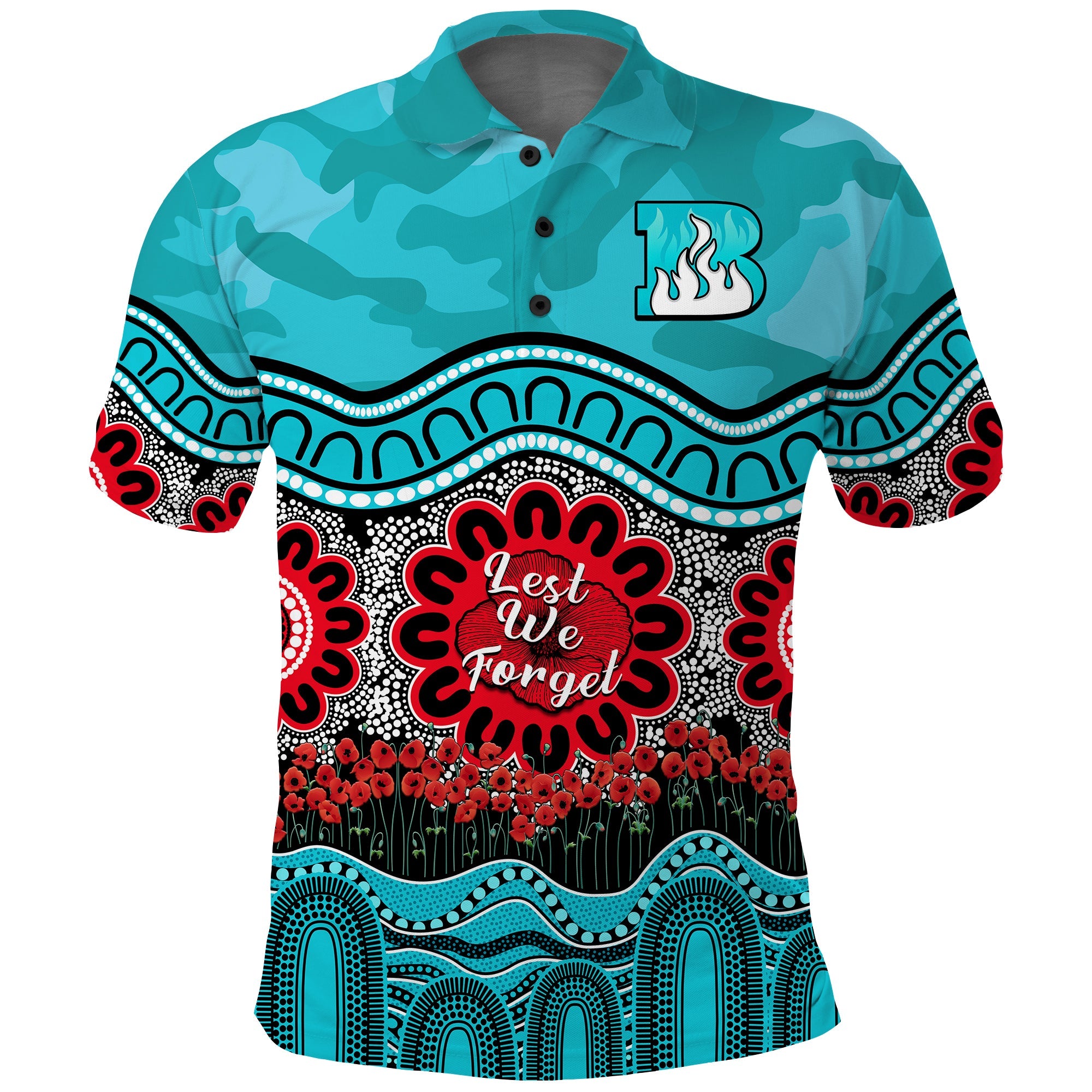 custom-text-and-number-brisbane-heat-cricket-anzac-polo-shirt-poppy-aboriginal-camouflage