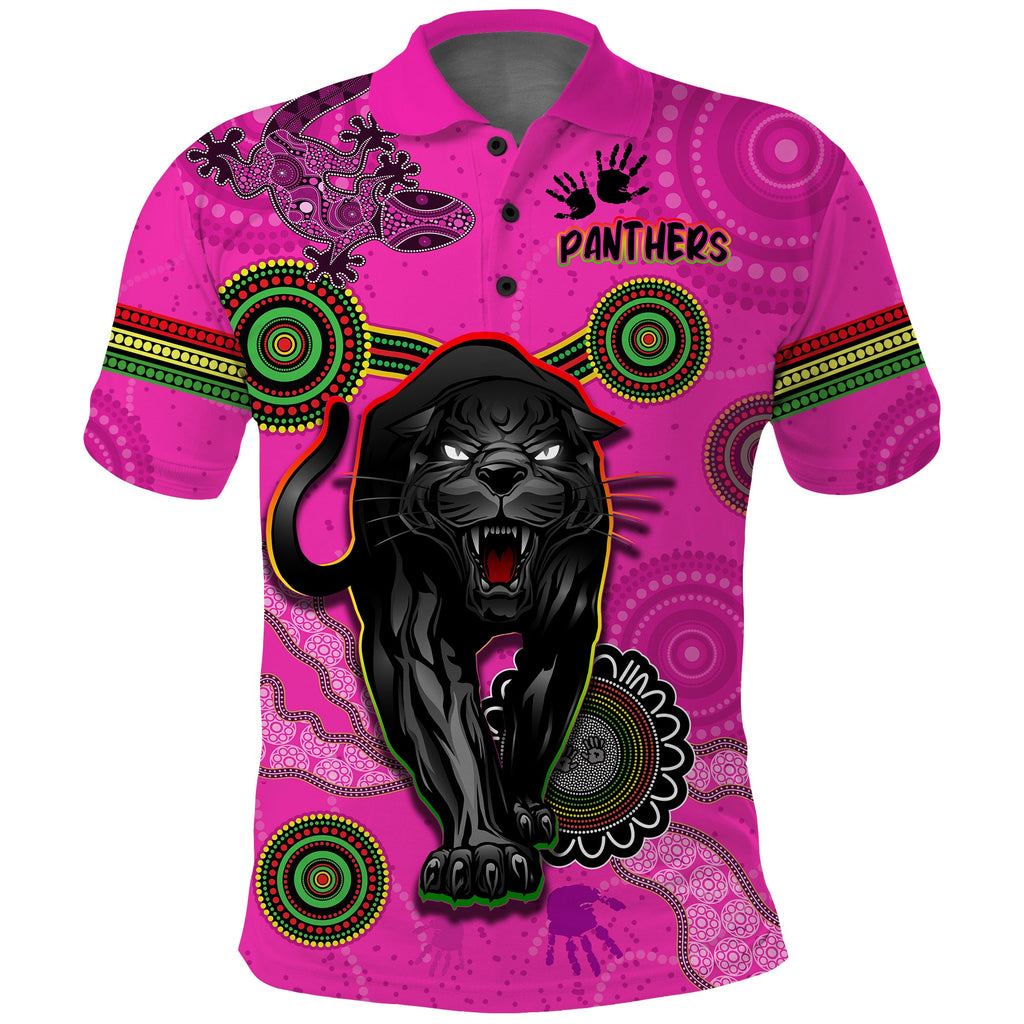 panthers-polo-shirt-aboriginal-with-lizard